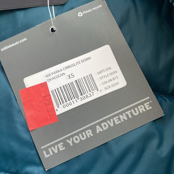 Eddie Bauer Cirruslite 2.0 Down Parka 650 Fill Women’s XS - Picture 3 of 3